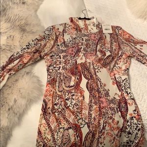 Free People All Dolled Up Boho Mini Dress M NWT
